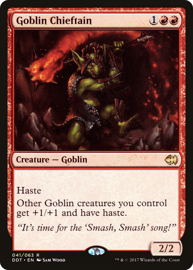 Goblin Chieftain [Duel Decks: Merfolk vs. Goblins] | Silver Goblin