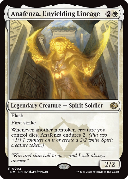 Anafenza, Unyielding Lineage (002) Foil - Tarkir: Dragonstorm