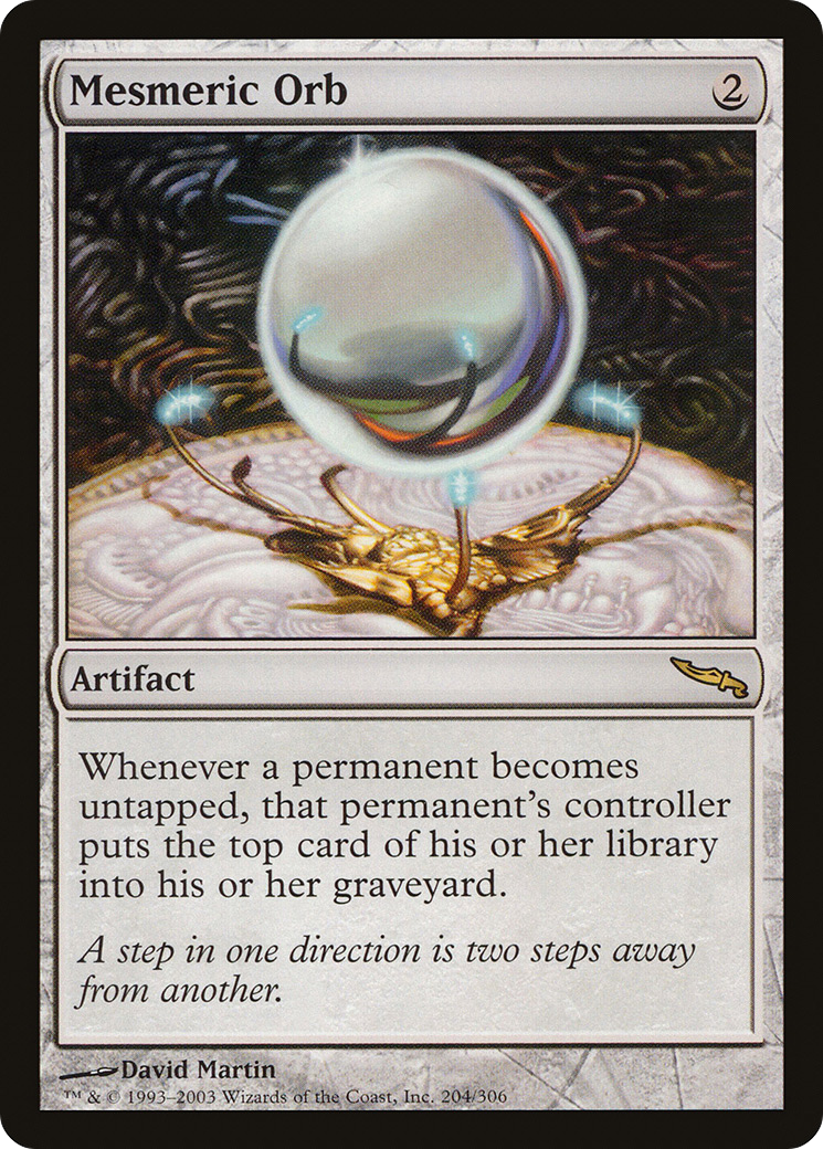 Mesmeric Orb [Mirrodin] | Silver Goblin