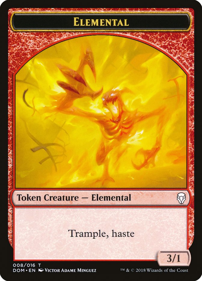 Elemental Token [Dominaria Tokens] | Silver Goblin