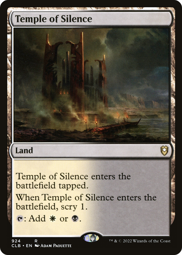 Temple of Silence [Commander Legends: Battle for Baldur's Gate] | Silver Goblin