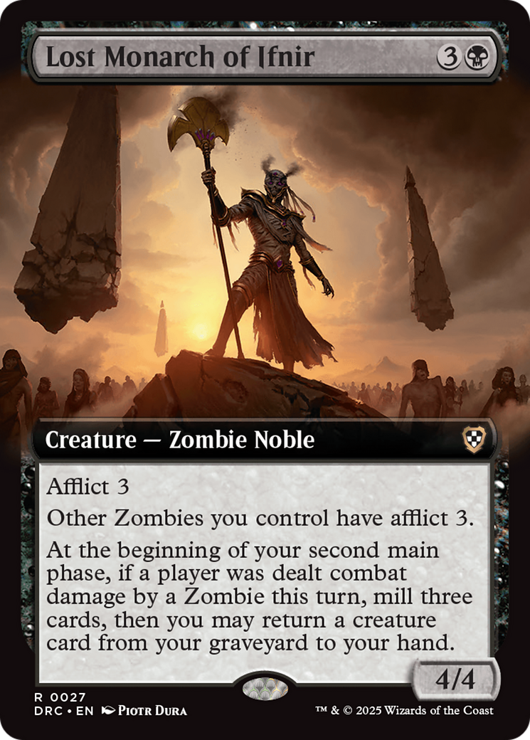 Lost Monarch of Ifnir (Extended Art) (027) - Commander: Aetherdrift
