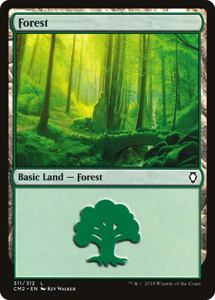 Forest (311) [Commander Anthology Volume II] | Silver Goblin