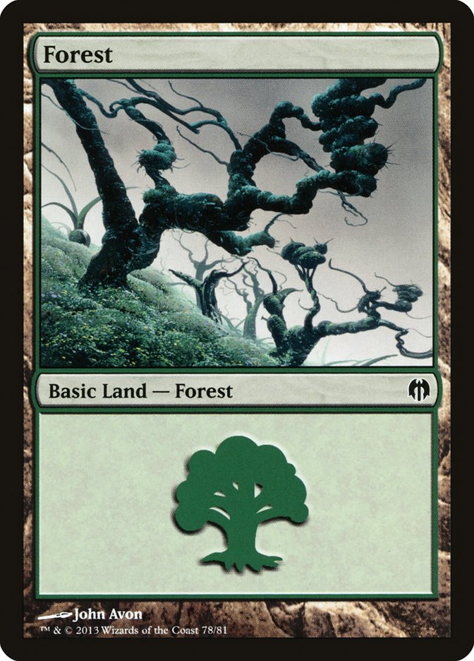 Forest (78) [Duel Decks: Heroes vs. Monsters] | Silver Goblin