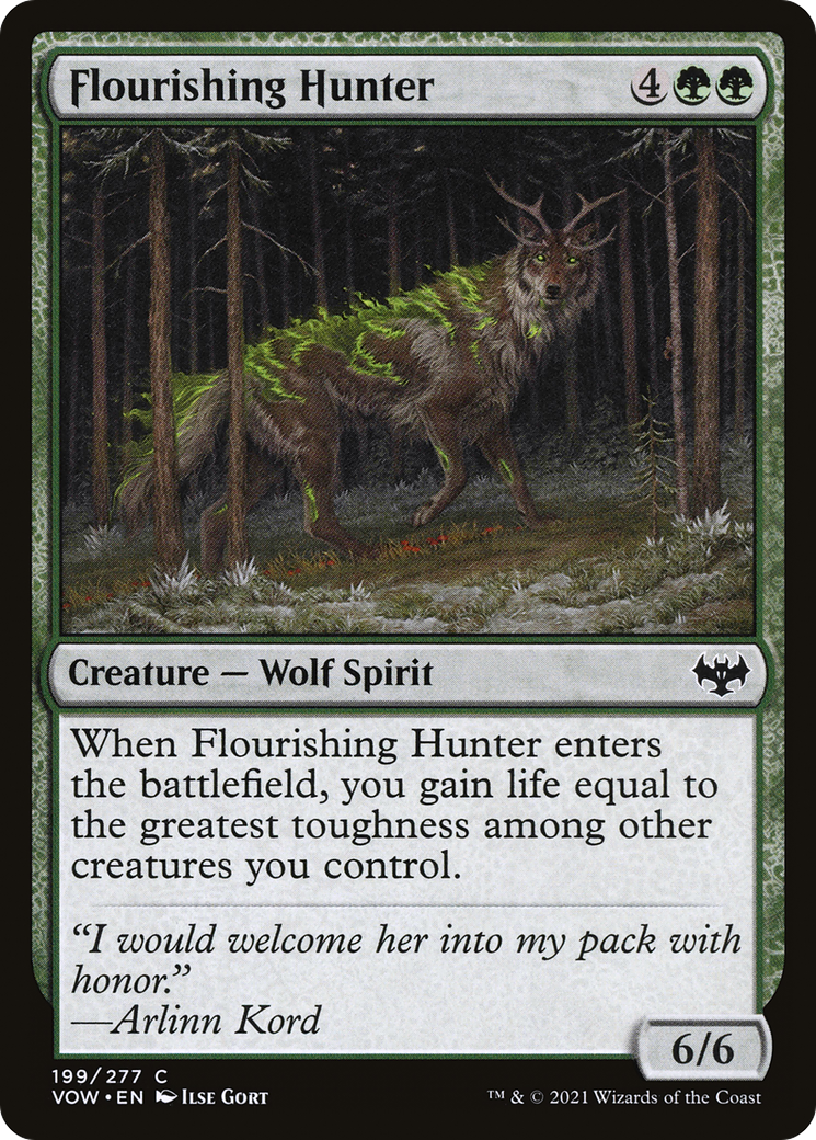 Flourishing Hunter [Innistrad: Crimson Vow] | Silver Goblin