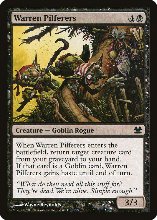 Warren Pilferers [Modern Masters] Foil