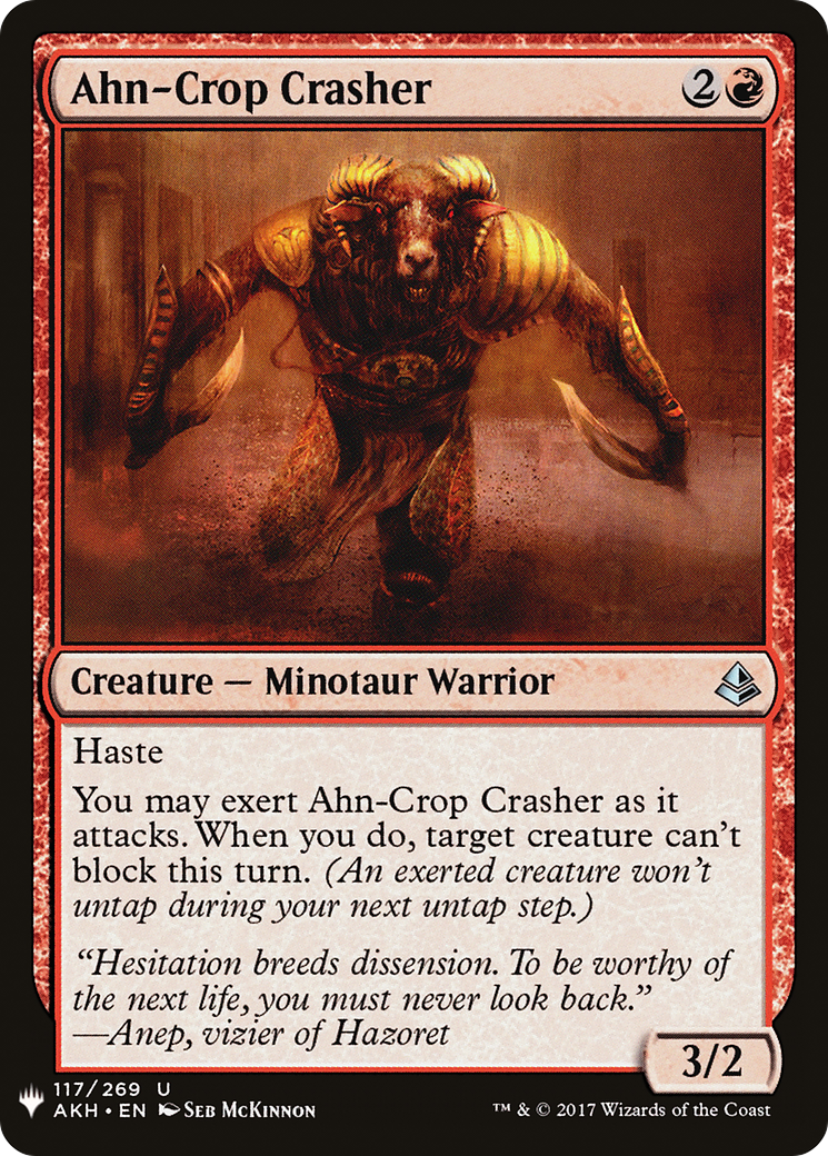 Ahn-Crop Crasher [Mystery Booster] | Silver Goblin