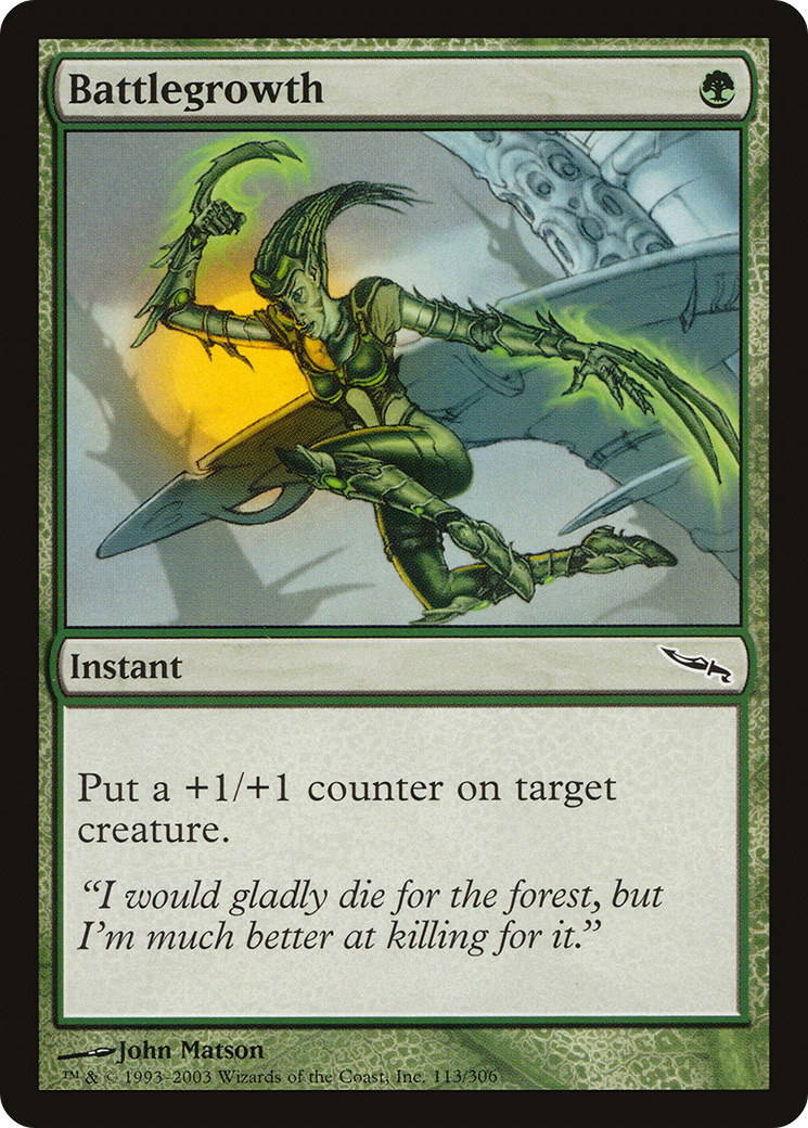 Battlegrowth [Mirrodin] | Silver Goblin