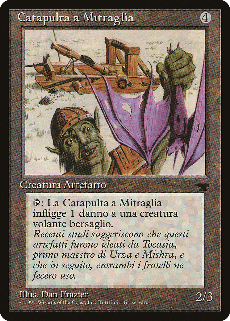 Grapeshot Catapult (Italian) - "Catapulta a Mitraglia" [Rinascimento] | Silver Goblin