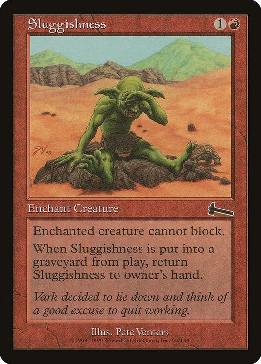 Sluggishness [Urza's Legacy] Foil