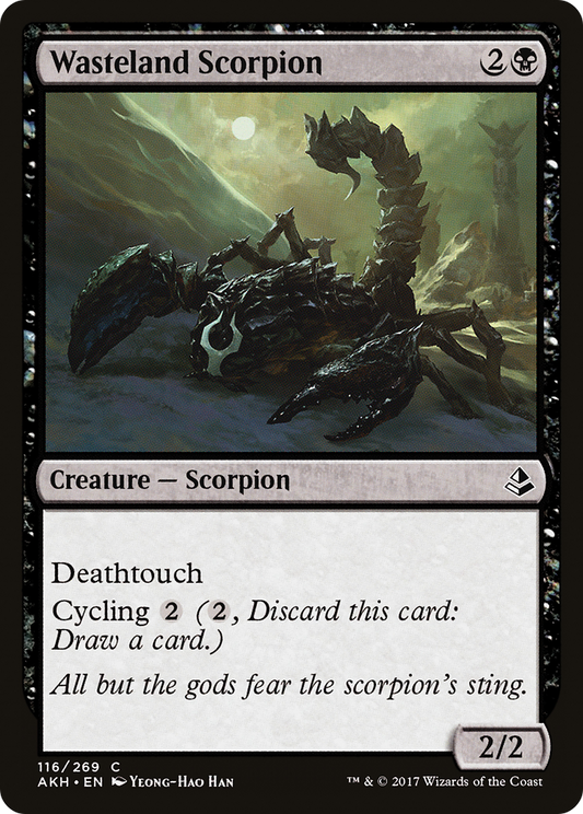 Wasteland Scorpion [Amonkhet] Foil