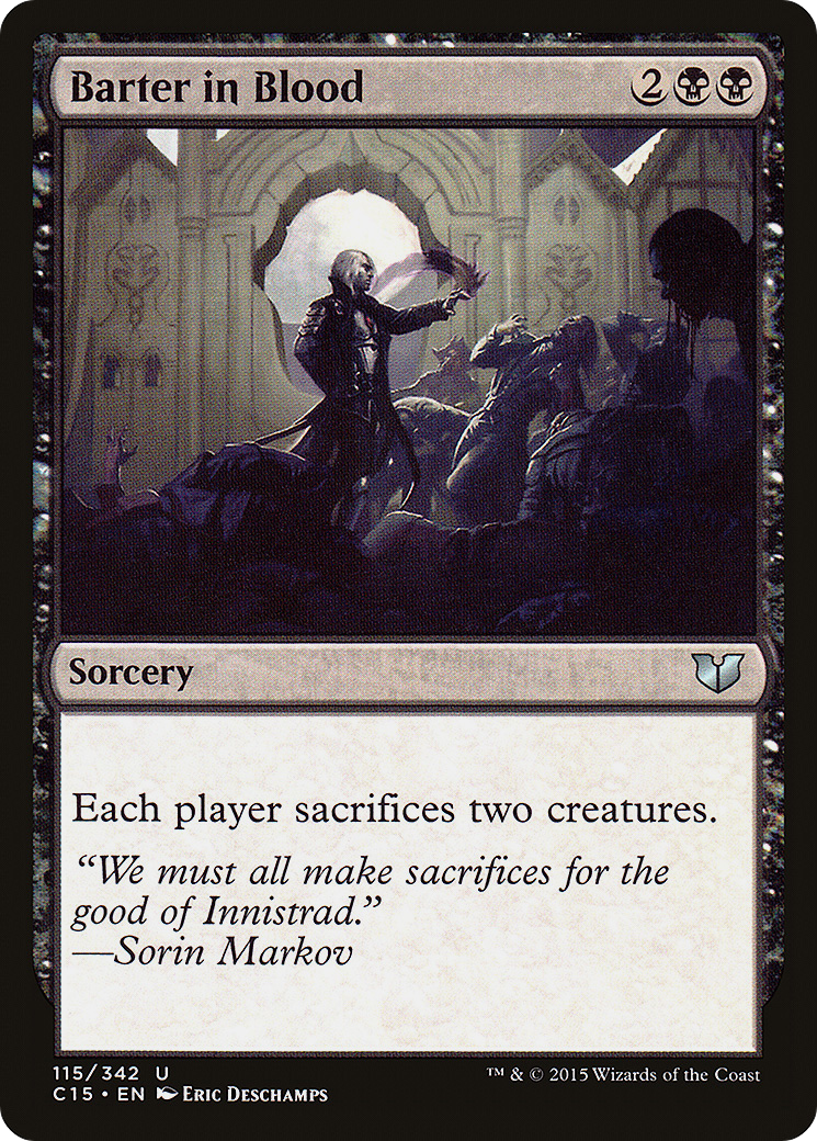 Barter in Blood [Commander 2015] | Silver Goblin