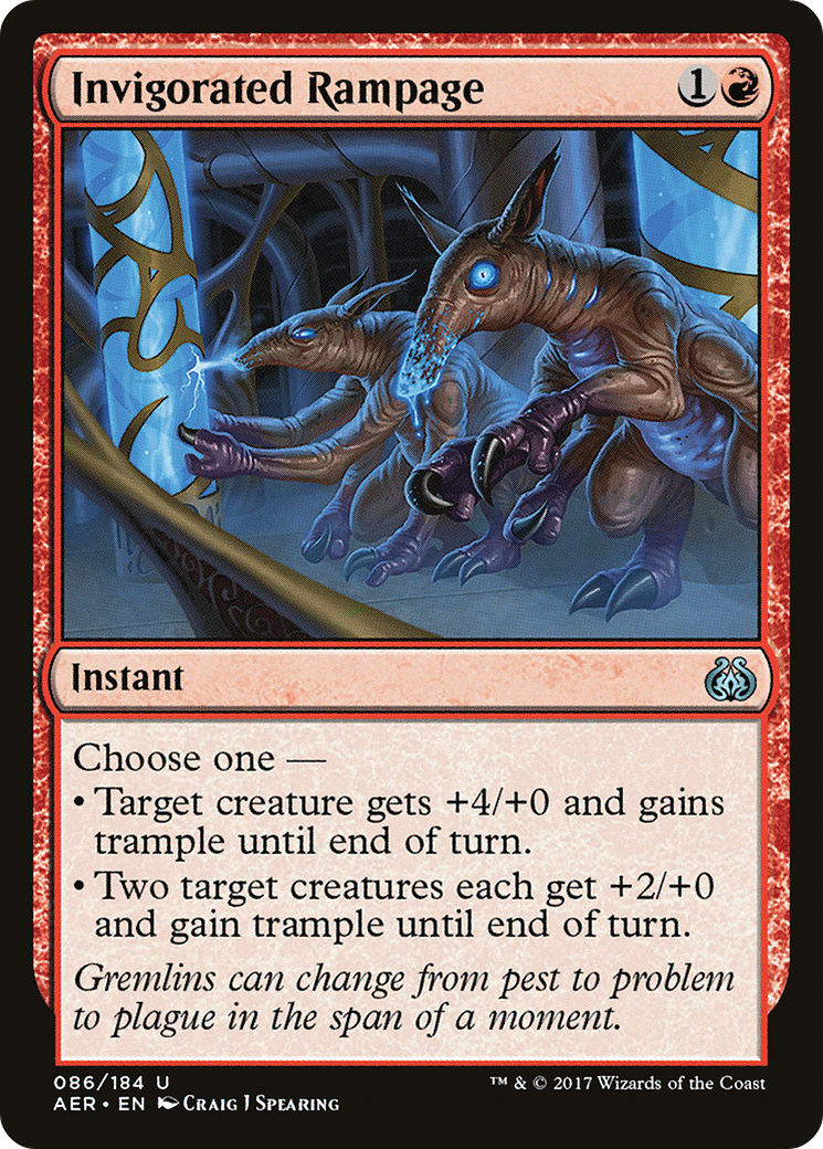 Invigorated Rampage [Aether Revolt] | Silver Goblin