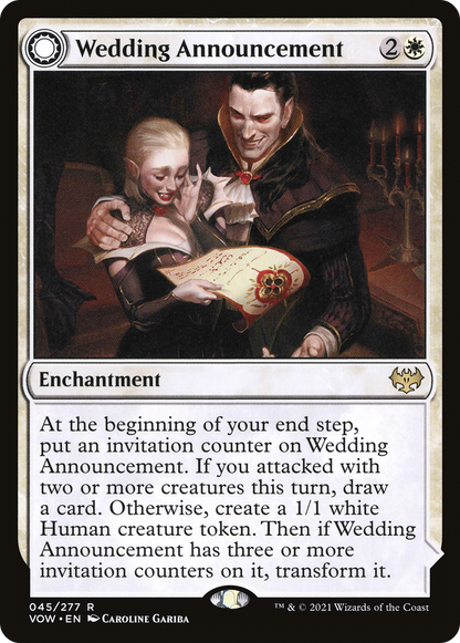 Wedding Announcement // Wedding Festivity [Innistrad: Crimson Vow] Foil