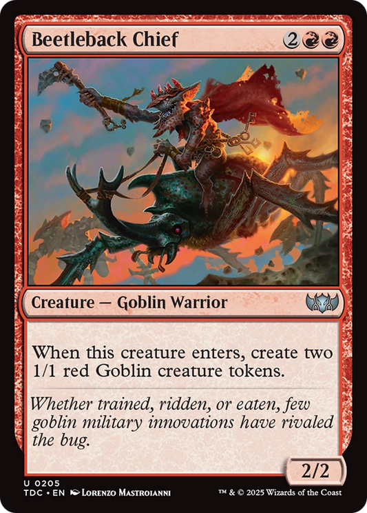 Beetleback Chief (205) - Commander: Tarkir: Dragonstorm