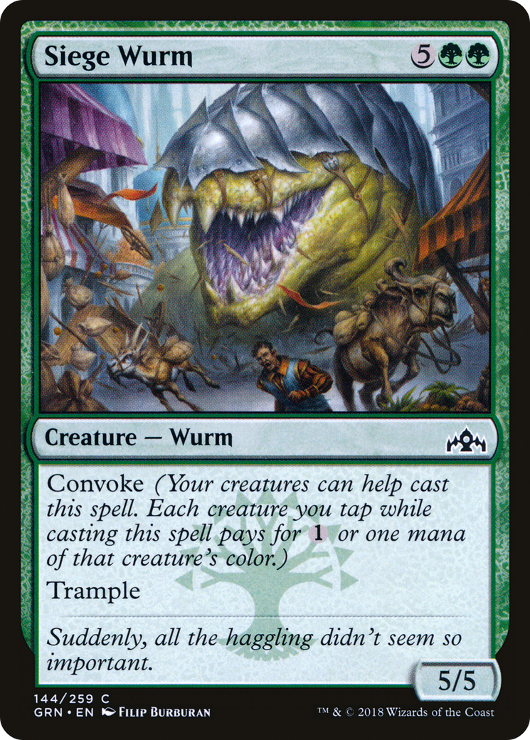 Siege Wurm [Guilds of Ravnica] | Silver Goblin