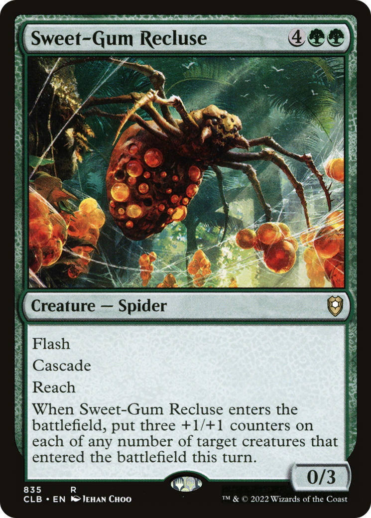 Sweet-Gum Recluse [Commander Legends: Battle for Baldur's Gate] | Silver Goblin