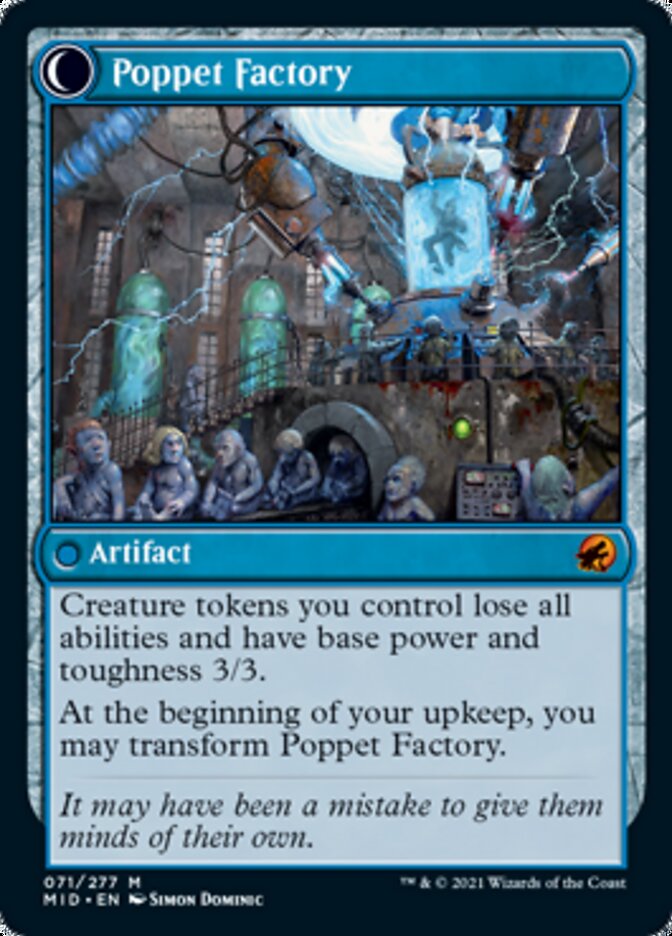 Poppet Stitcher // Poppet Factory [Innistrad: Midnight Hunt] | Silver Goblin