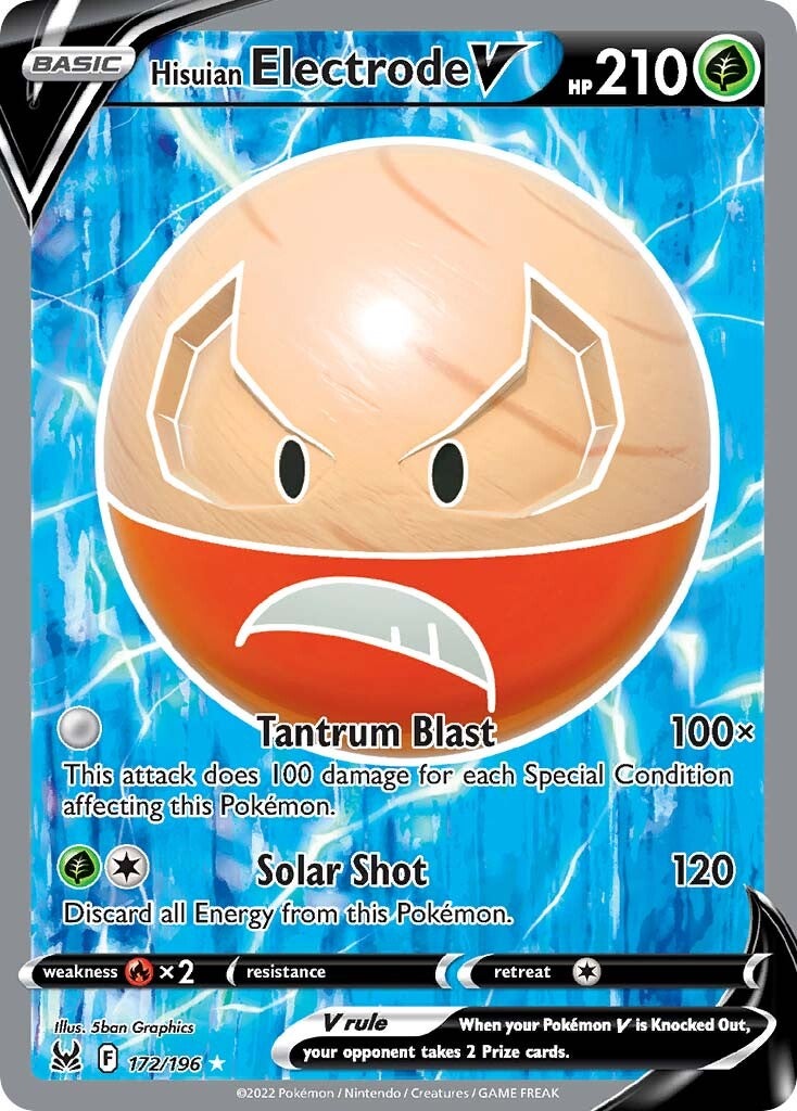 Hisuian Electrode V (172/196) [Sword & Shield: Lost Origin] | Silver Goblin