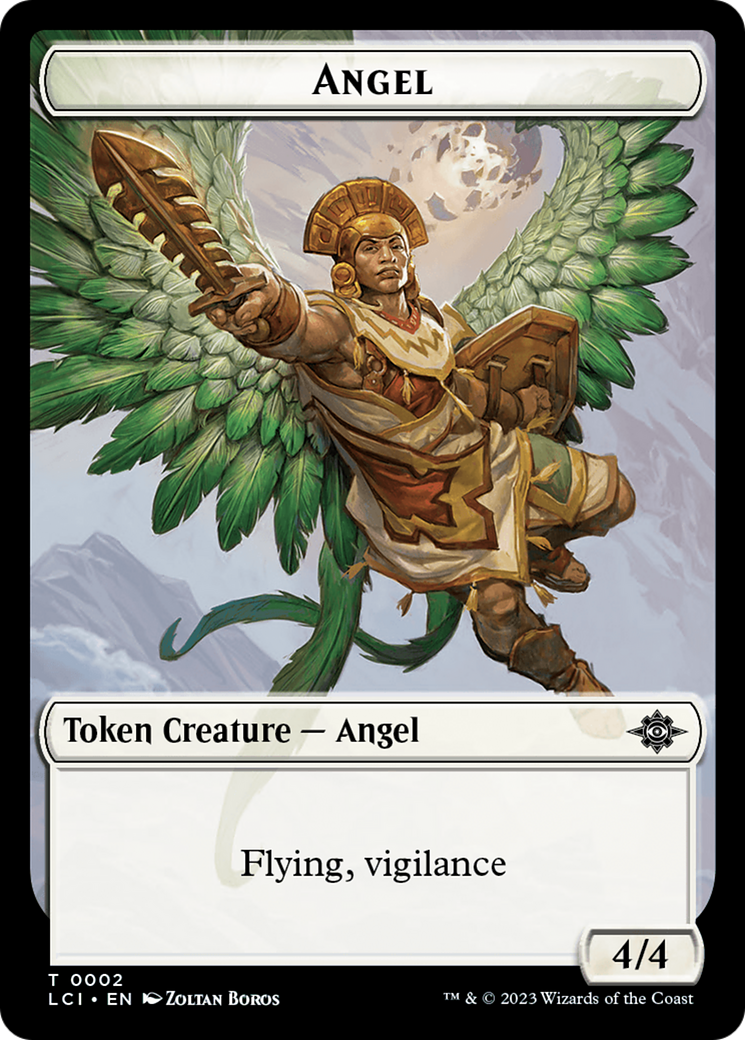 Angel Token [The Lost Caverns of Ixalan Tokens] | Silver Goblin