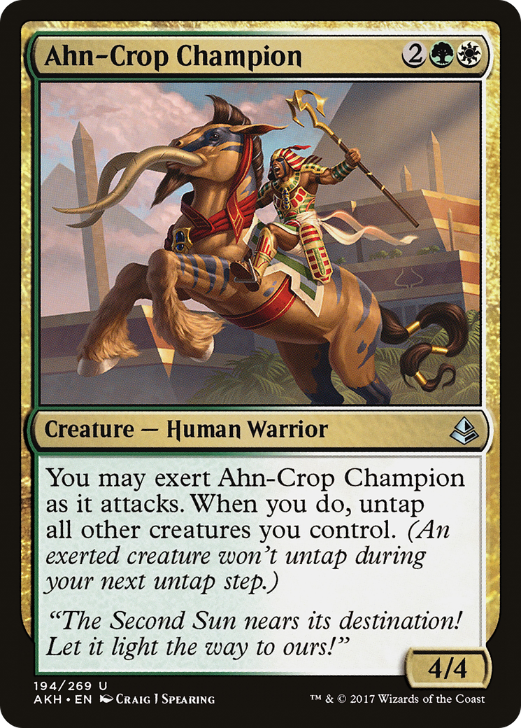 Ahn-Crop Champion [Amonkhet] | Silver Goblin