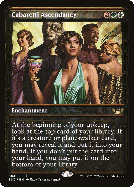 Cabaretti Ascendancy (Showcase Golden Age Gilded Foil) [Streets of New Capenna]