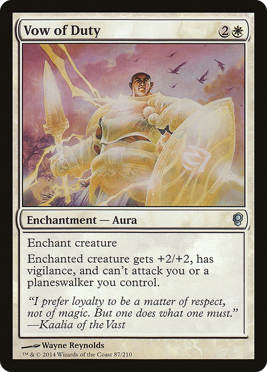Vow of Duty [Conspiracy] Foil