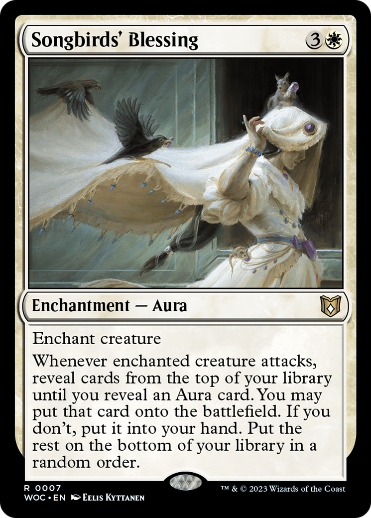 Songbirds' Blessing [Wilds of Eldraine Commander] | Silver Goblin