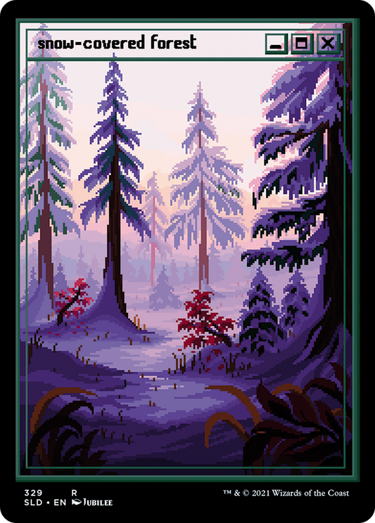 Snow-Covered Forest (329) Foil - Secret Lair Drop
