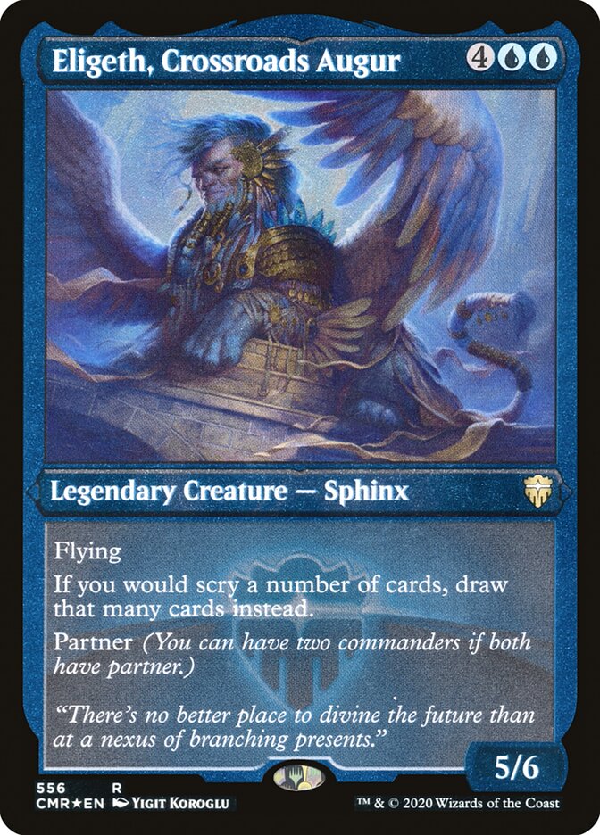 Eligeth, Crossroads Augur (Etched) [Commander Legends] | Silver Goblin