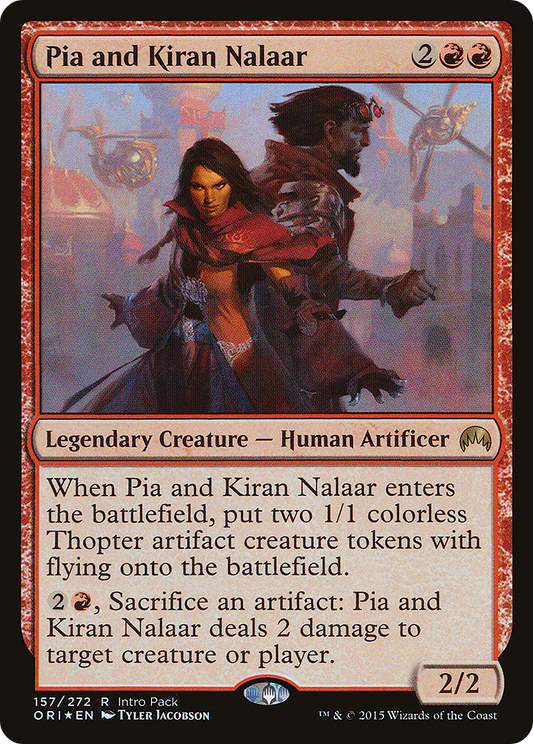 Pia and Kiran Nalaar (Intro Pack) [Magic Origins Promos]