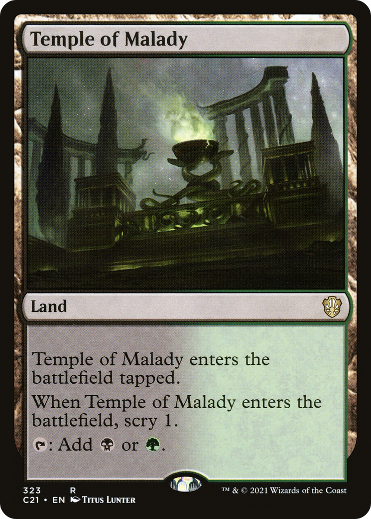 Temple of Malady [Commander 2021]