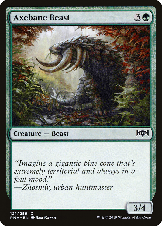 Axebane Beast [Ravnica Allegiance]