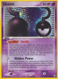 Unown (?) (?/28) [EX: Unseen Forces] | Silver Goblin