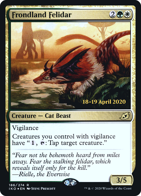 Frondland Felidar [Ikoria: Lair of Behemoths Prerelease Promos]