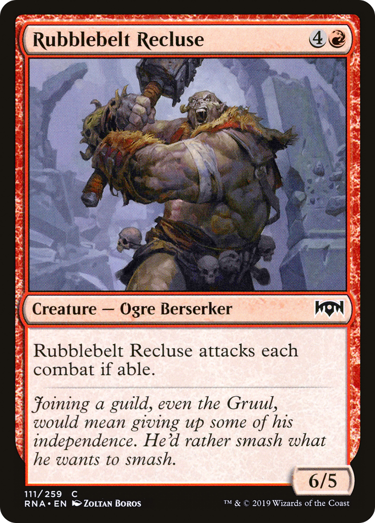 Rubblebelt Recluse [Ravnica Allegiance] | Silver Goblin