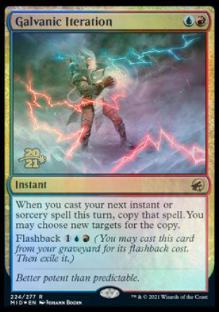 Galvanic Iteration [Innistrad: Midnight Hunt Prerelease Promos] | Silver Goblin