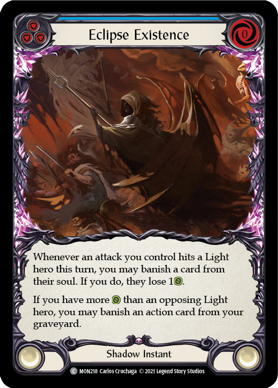 Eclipse Existence [MON218] (Monarch)  1st Edition Normal | Silver Goblin