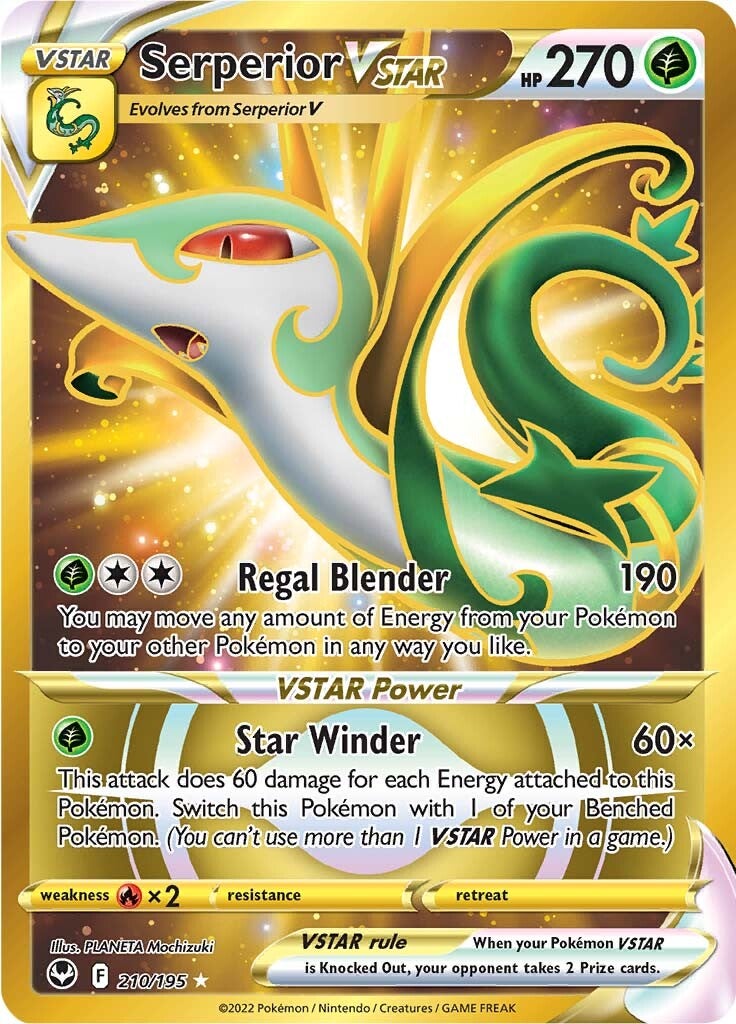 Serperior VSTAR (210/195) [Sword & Shield: Silver Tempest] | Silver Goblin