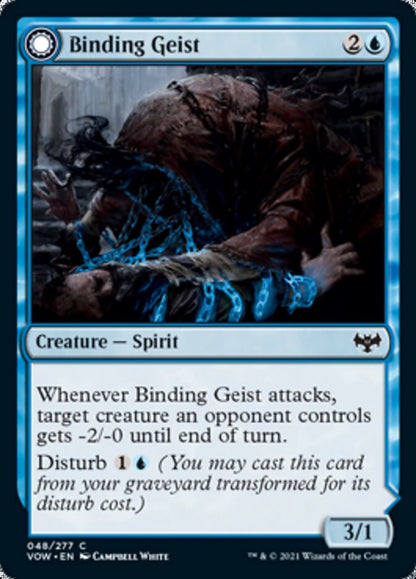 Binding Geist // Spectral Binding [Innistrad: Crimson Vow] Foil