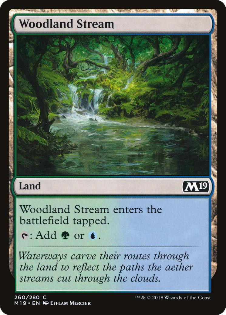 Woodland Stream [Core Set 2019] | Silver Goblin