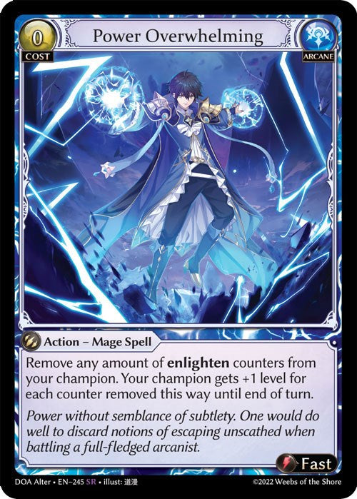 Power Overwhelming (245) [Dawn of Ashes: Alter Edition] Foil