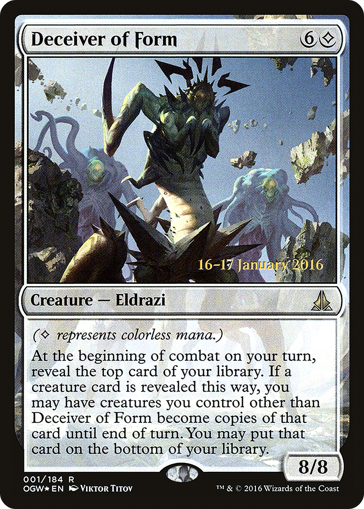 Deceiver of Form [Oath of the Gatewatch Prerelease Promos] | Silver Goblin