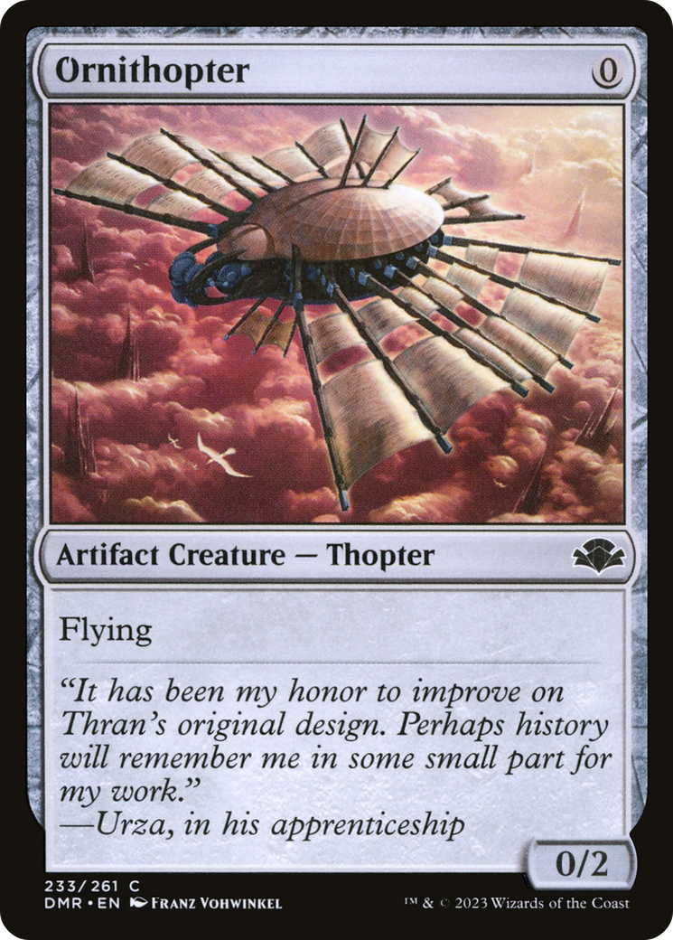 Ornithopter [Dominaria Remastered] | Silver Goblin