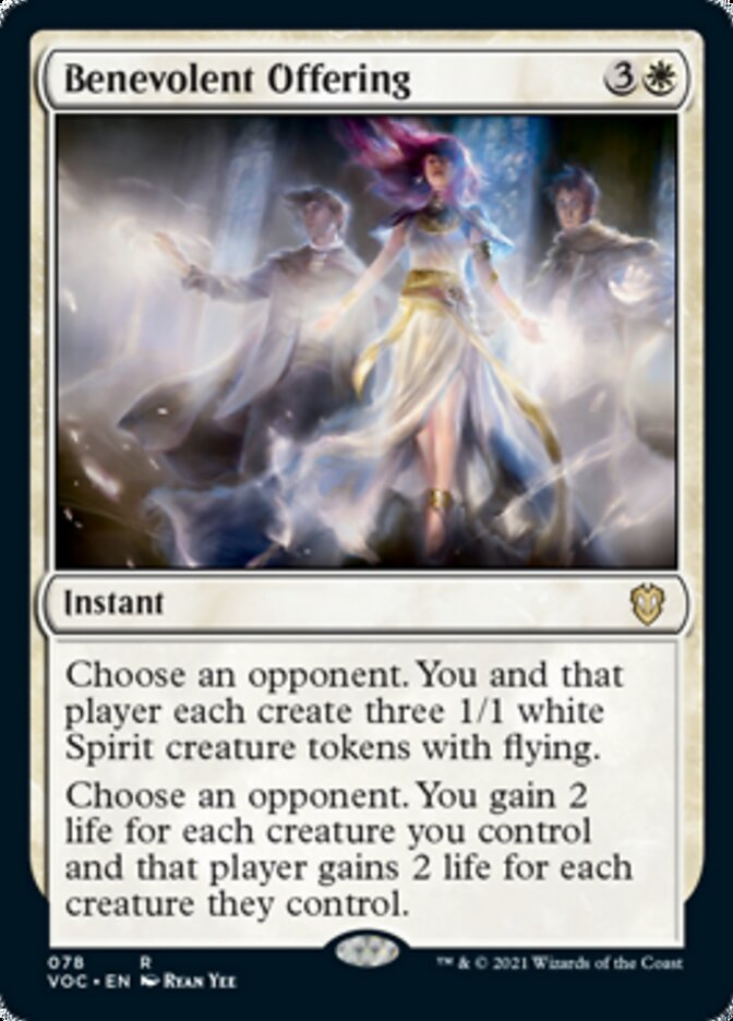 Benevolent Offering [Innistrad: Crimson Vow Commander] | Silver Goblin