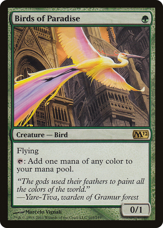 Birds of Paradise [Magic 2012] Foil