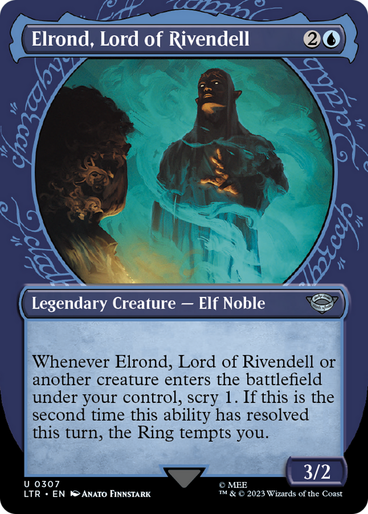 Elrond, Lord of Rivendell (Showcase Ring Frame) [The Lord of the Rings: Tales of Middle-Earth] | Silver Goblin