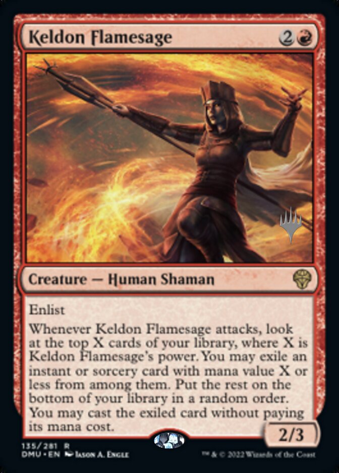 Keldon Flamesage (Promo Pack) [Dominaria United Promos] | Silver Goblin