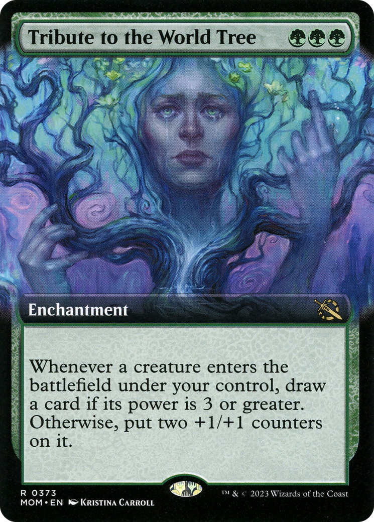 Tribute to the World Tree (Extended Art) [March of the Machine] Foil