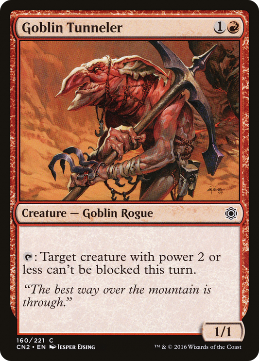 Goblin Tunneler [Conspiracy: Take the Crown] Foil